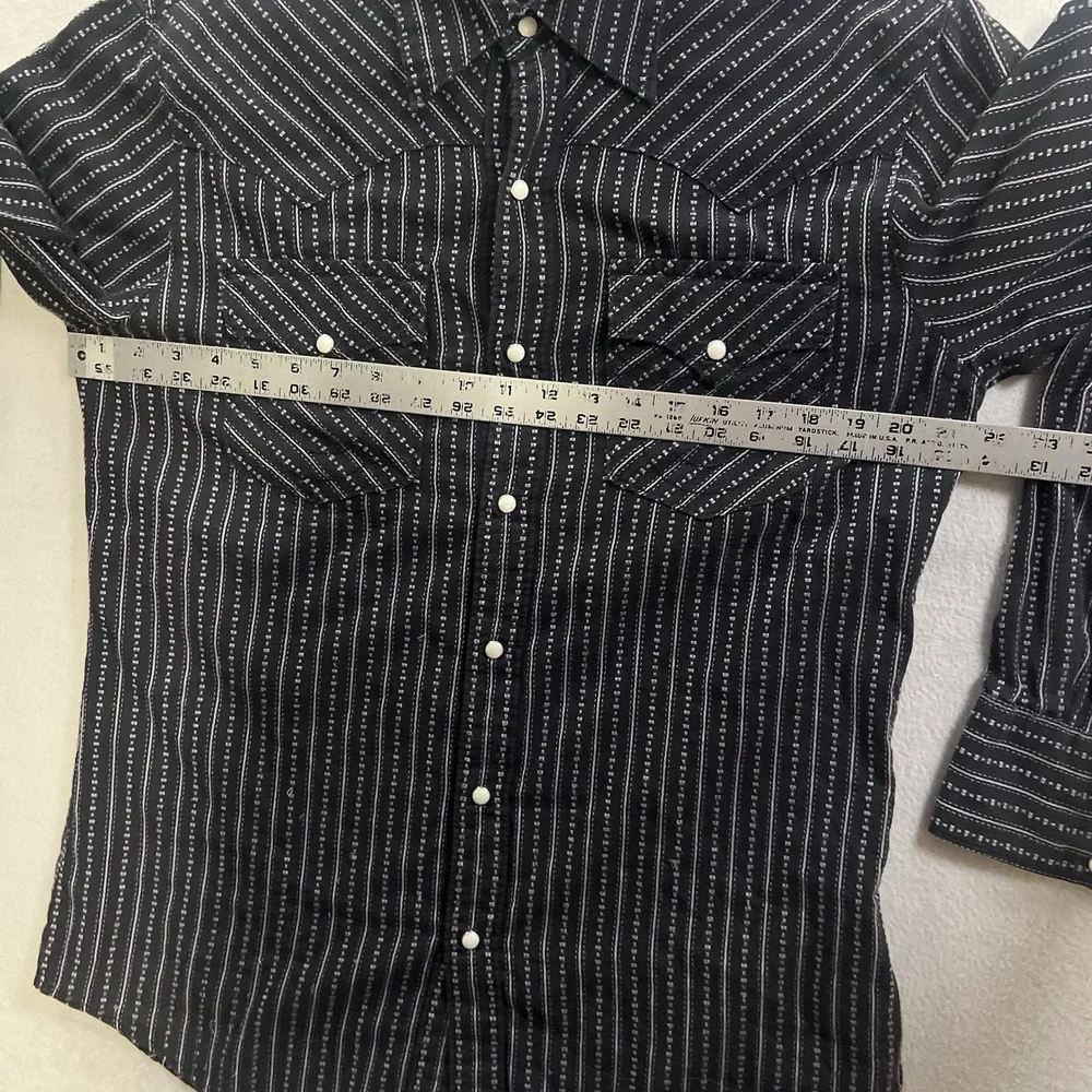 True Religion Western Shirt Men's Large Wabash Long Sleeve Button Up Pearl Snap